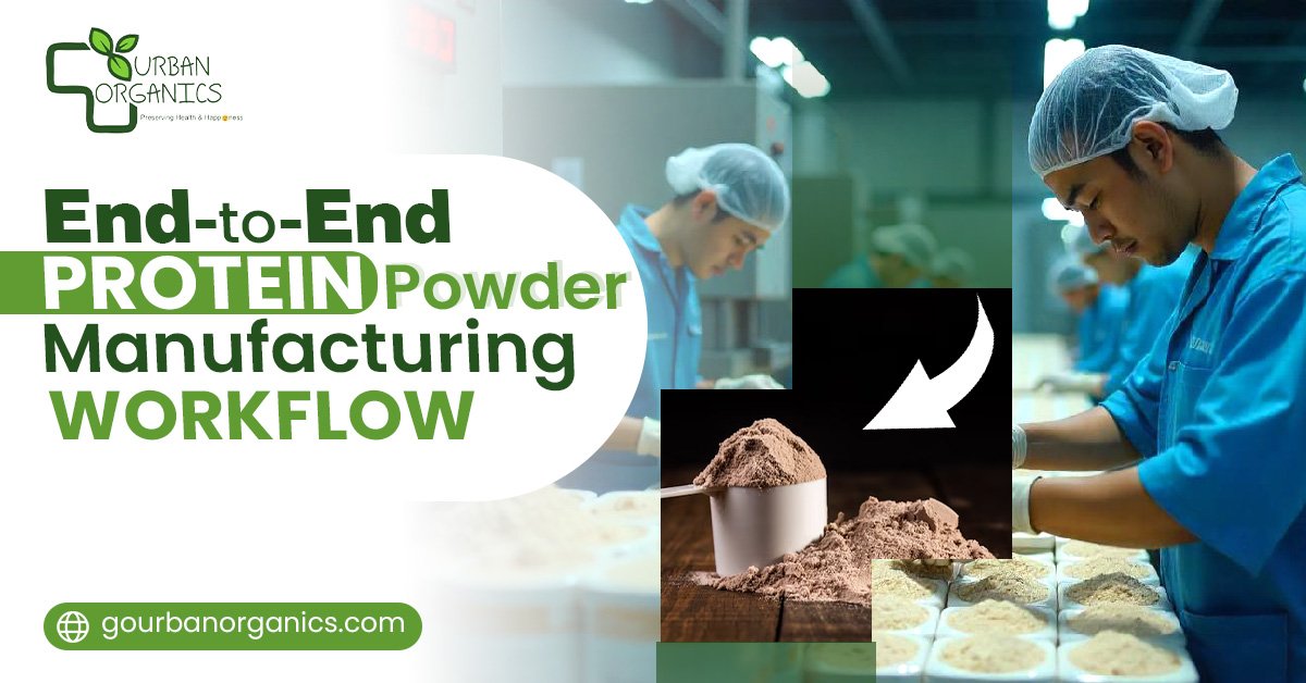 End-to-End Protein Powder Manufacturing Workflow | Urban Organics