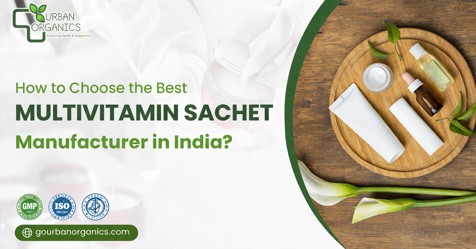 How to Choose the Best Multivitamin Sachet Manufacturer in India? | Urban Organics