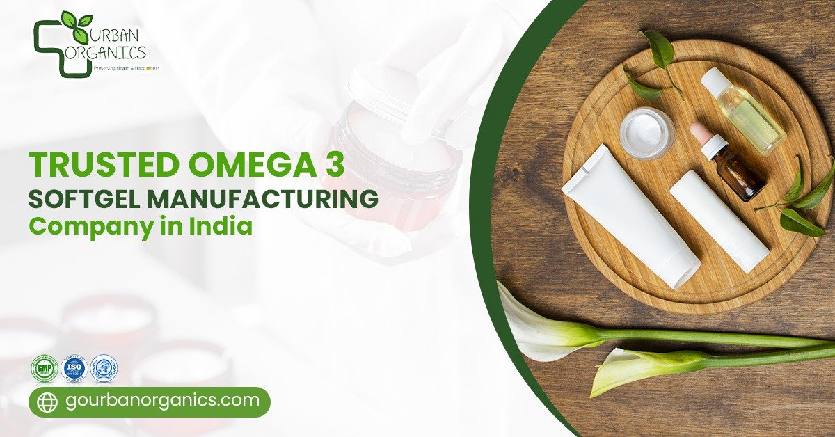 Trusted Omega 3 Softgel Manufacturing Company in India | Urban Organics
